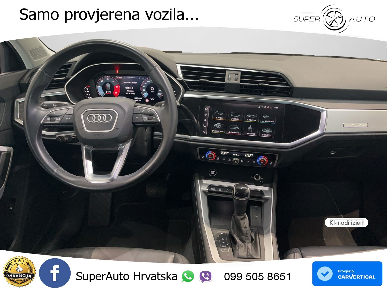 Audi Q3 Sportback 40 TDI (200 KS) quattro S tronic S line LED+GR SJED+ACC