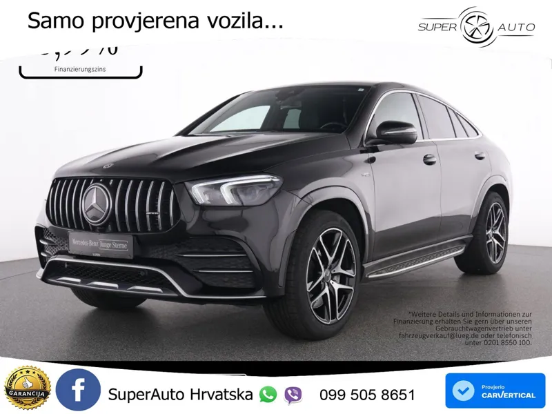 Mercedes AMG GLE Coupe 53 (435 KS) EQ Boost 4MATIC+ AMG SPEEDSHIFT TCT 9G