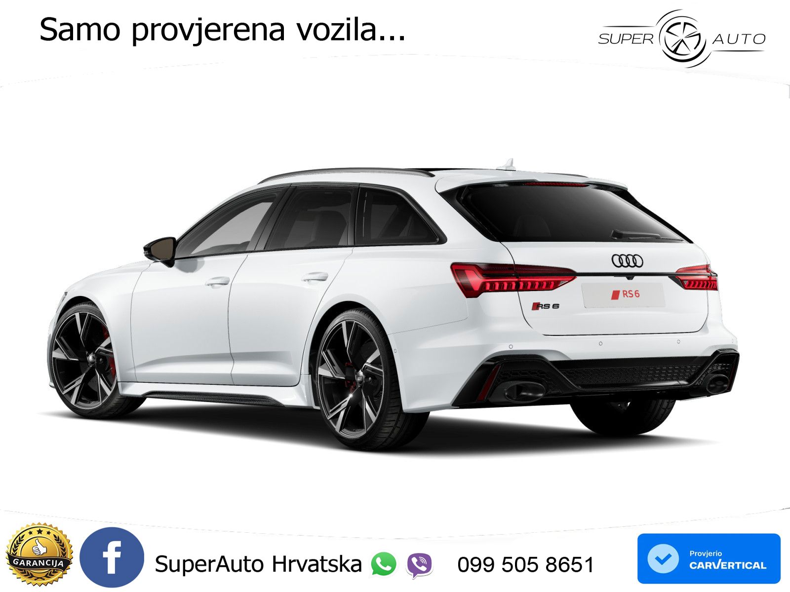 Audi RS6 Avant 4.0 TFSI V8 (600 KS) quattro Tiptronic LED+GR SJED+ACC