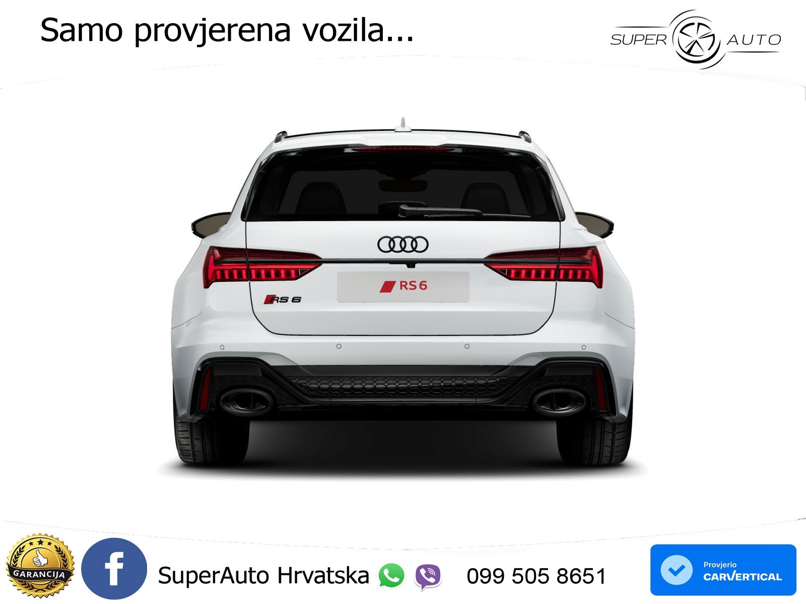Audi RS6 Avant 4.0 TFSI V8 (600 KS) quattro Tiptronic LED+GR SJED+ACC