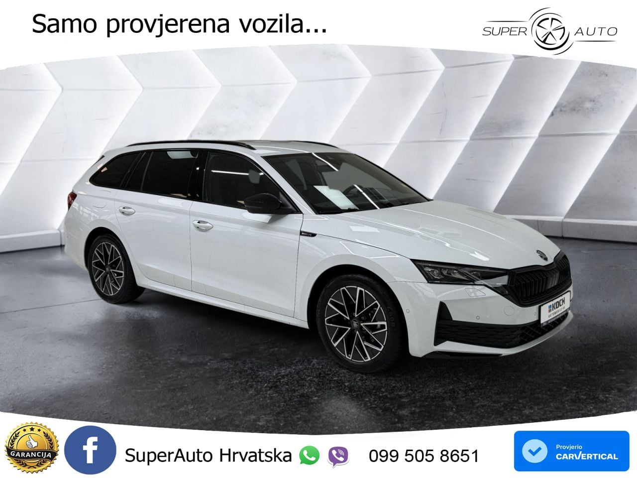 Škoda Octavia Combi 2.0 TDI (150 KS) DSG LED+GR SJED+ACC