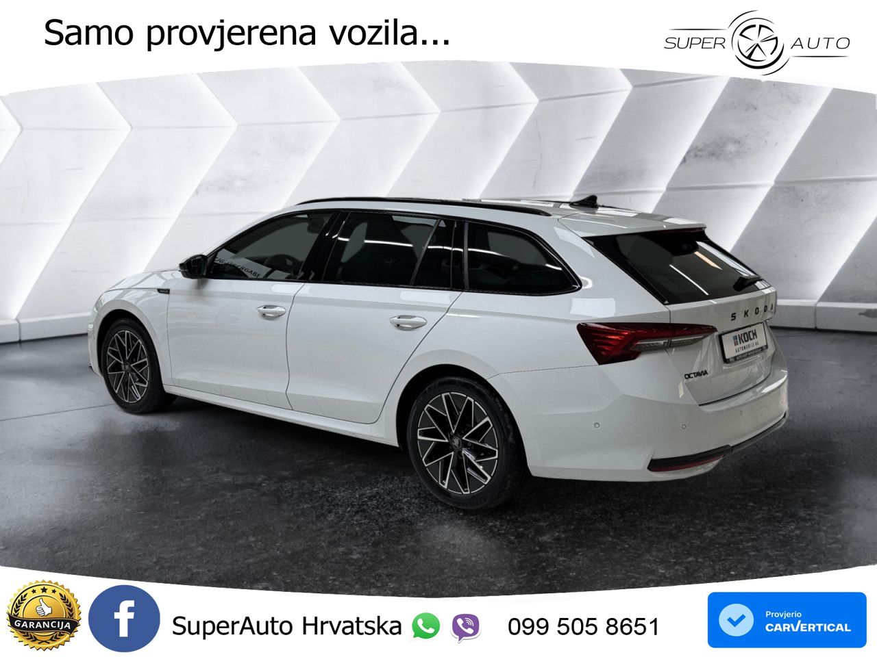 Škoda Octavia Combi 2.0 TDI (150 KS) DSG LED+GR SJED+ACC
