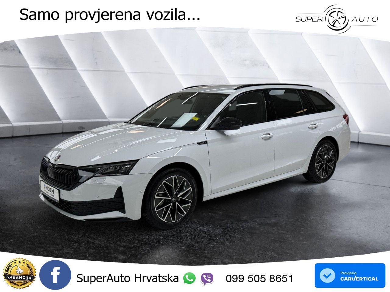 Škoda Octavia Combi 2.0 TDI (150 KS) DSG LED+GR SJED+ACC