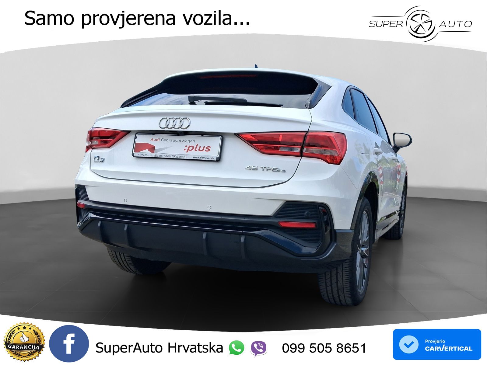 Audi Q3 Sportback 45 TFSIe (245 KS) S tronic S line