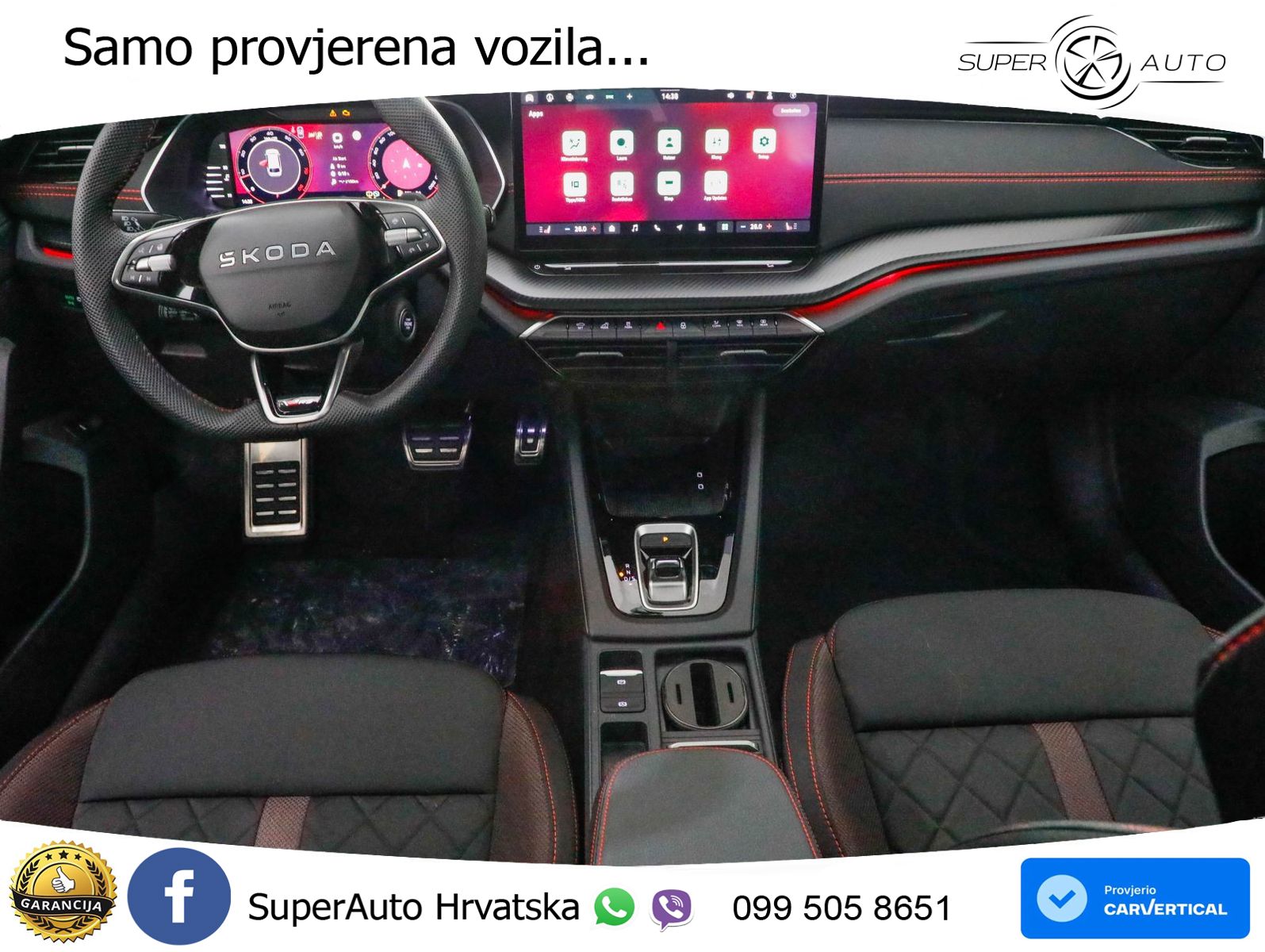 Škoda Octavia Combi RS 2.0 TSI (265 KS) DSG LED+GR SJED+ACC