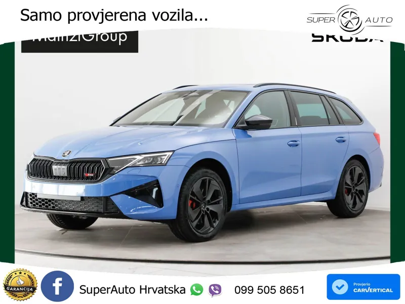 Škoda Octavia Combi RS 2.0 TSI (265 KS) DSG LED+GR SJED+ACC
