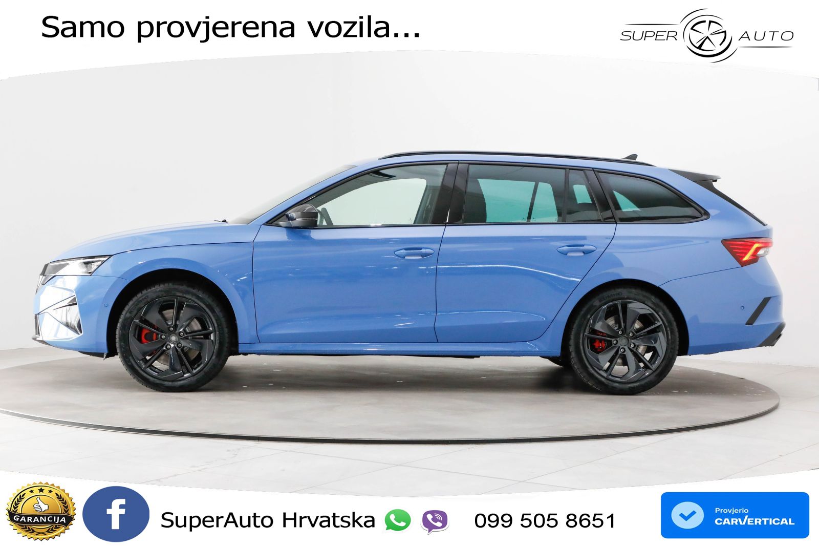 Škoda Octavia Combi RS 2.0 TSI (265 KS) DSG LED+GR SJED+ACC