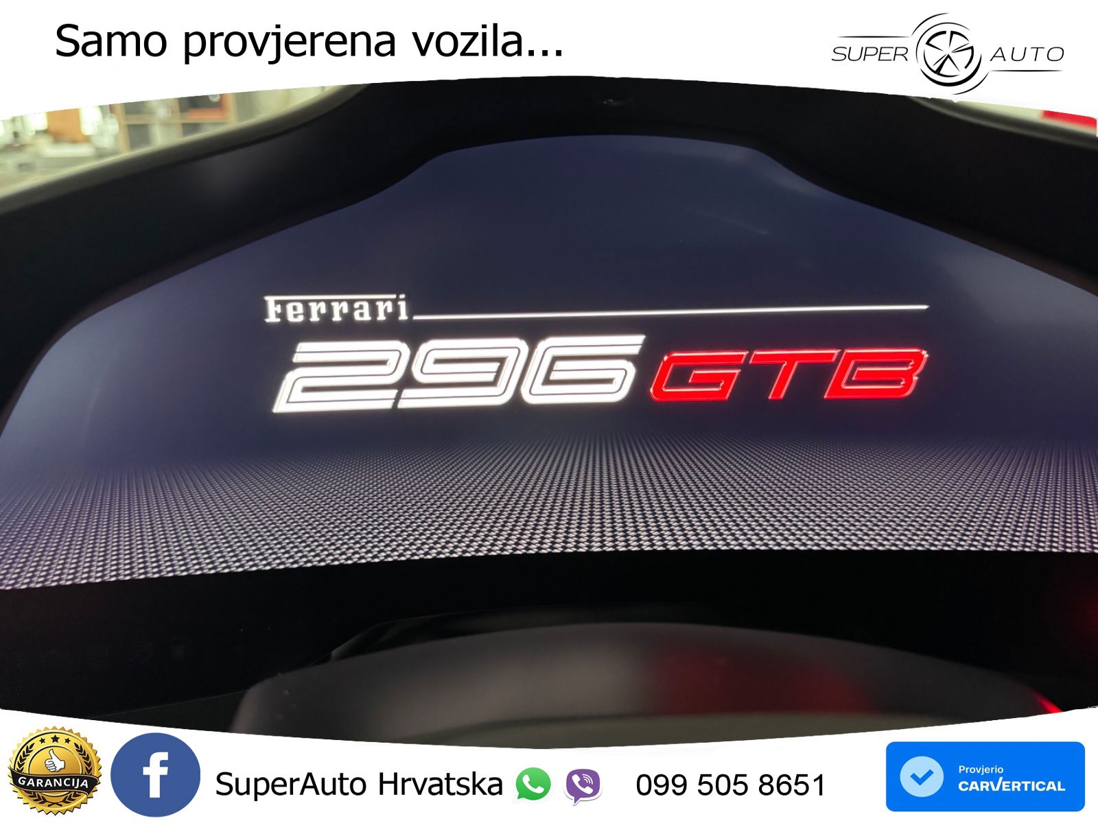 Ferrari 296 GTB 3.0 V6 (830 KS) F1 DCT