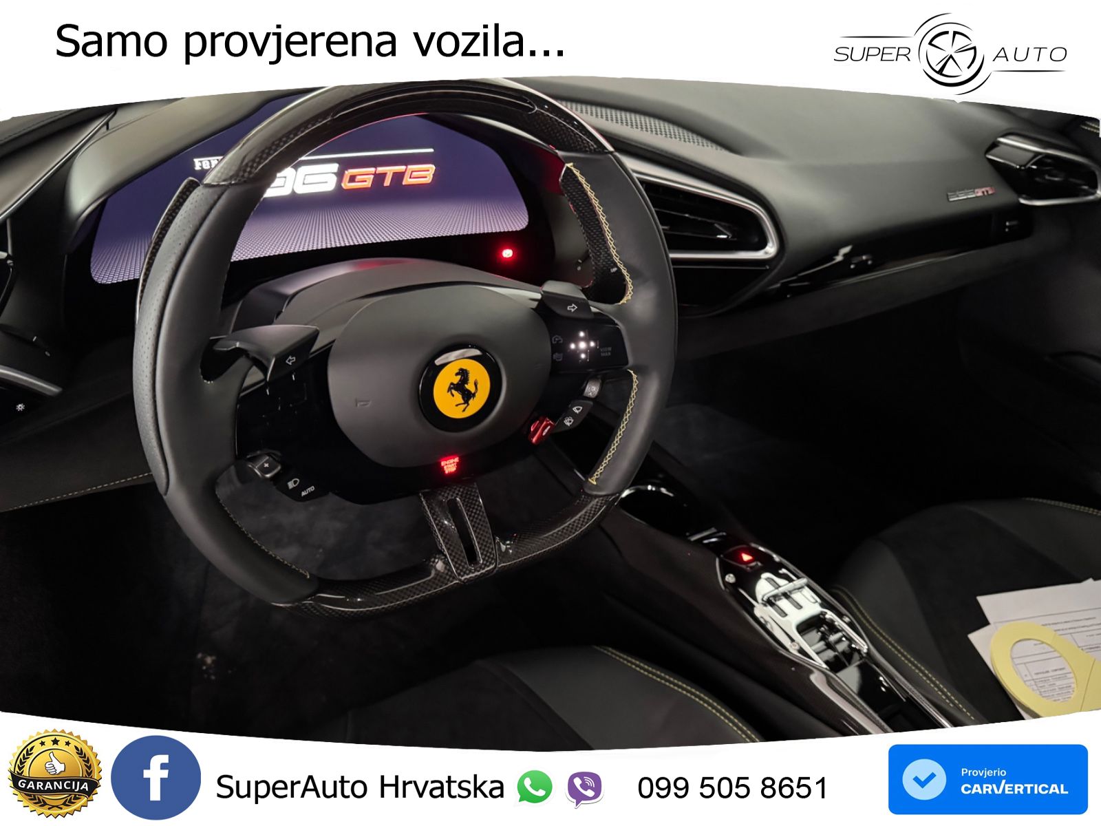 Ferrari 296 GTB 3.0 V6 (830 KS) F1 DCT
