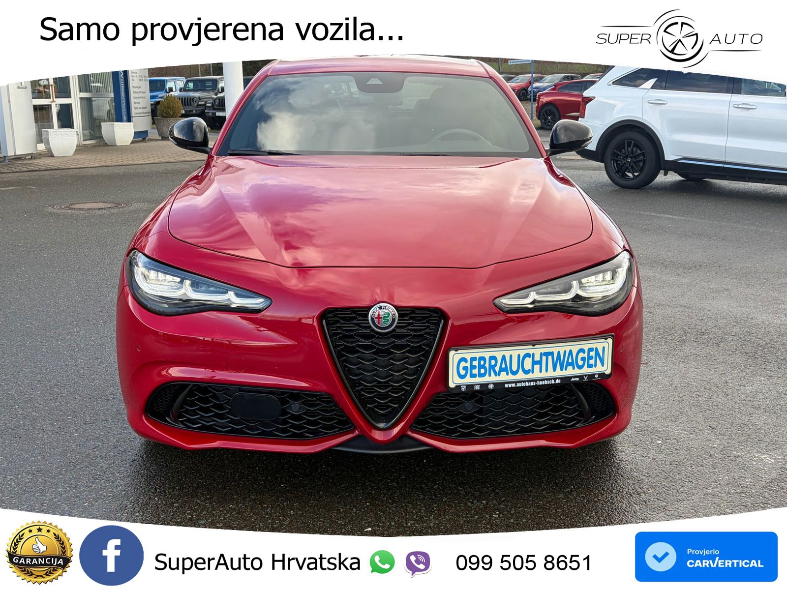 Alfa Romeo Giulia 2.0 Turbo (280 KS) Q4 Automatic LED+GR SJED+ACC