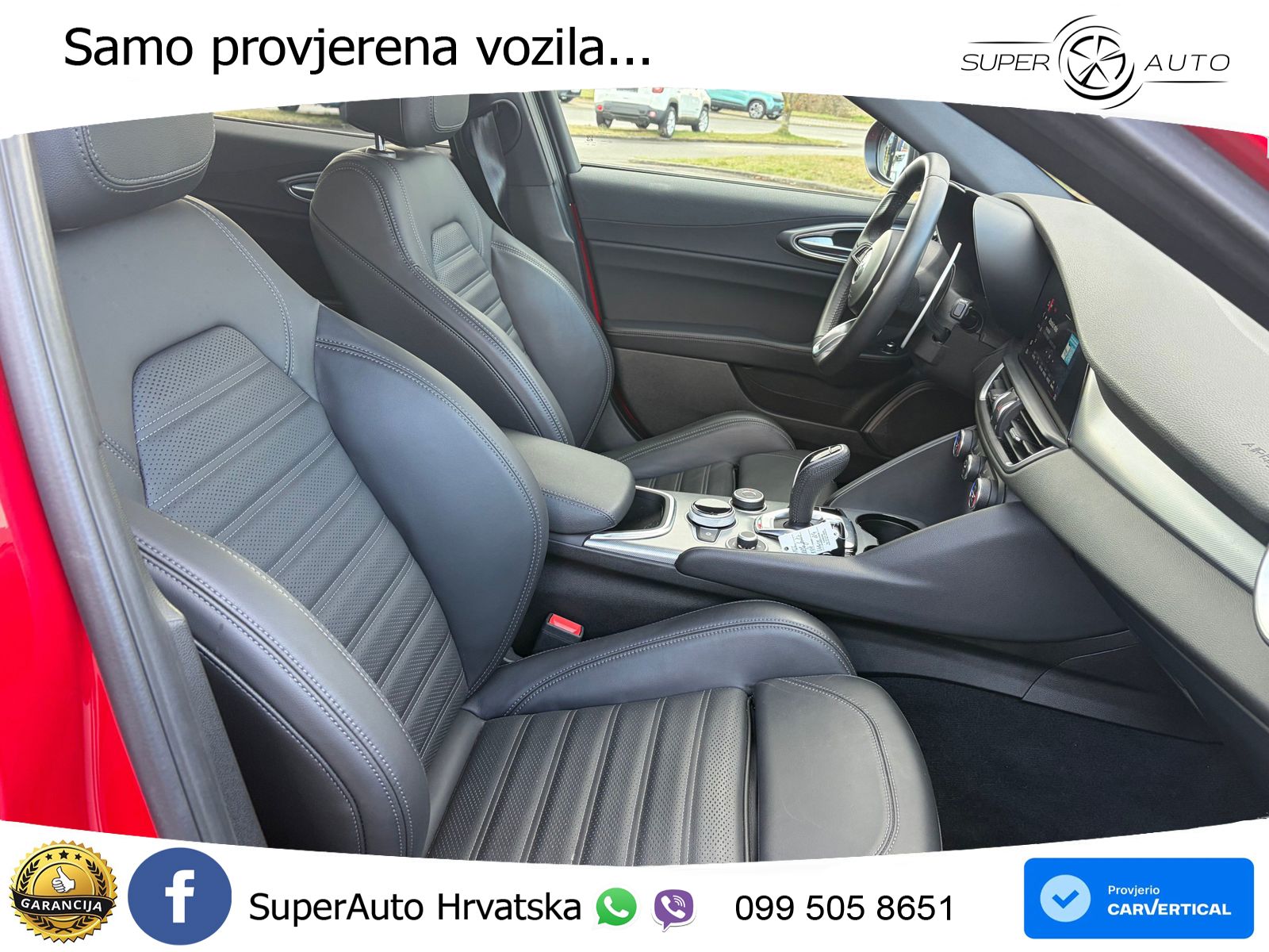 Alfa Romeo Giulia 2.0 Turbo (280 KS) Q4 Automatic LED+GR SJED+ACC