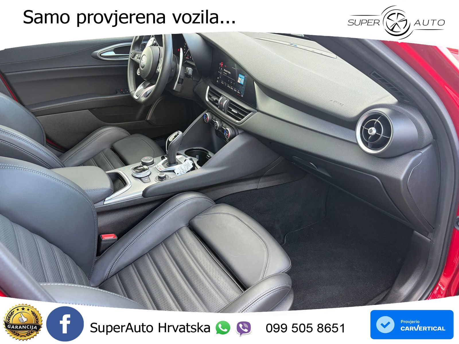 Alfa Romeo Giulia 2.0 Turbo (280 KS) Q4 Automatic LED+GR SJED+ACC