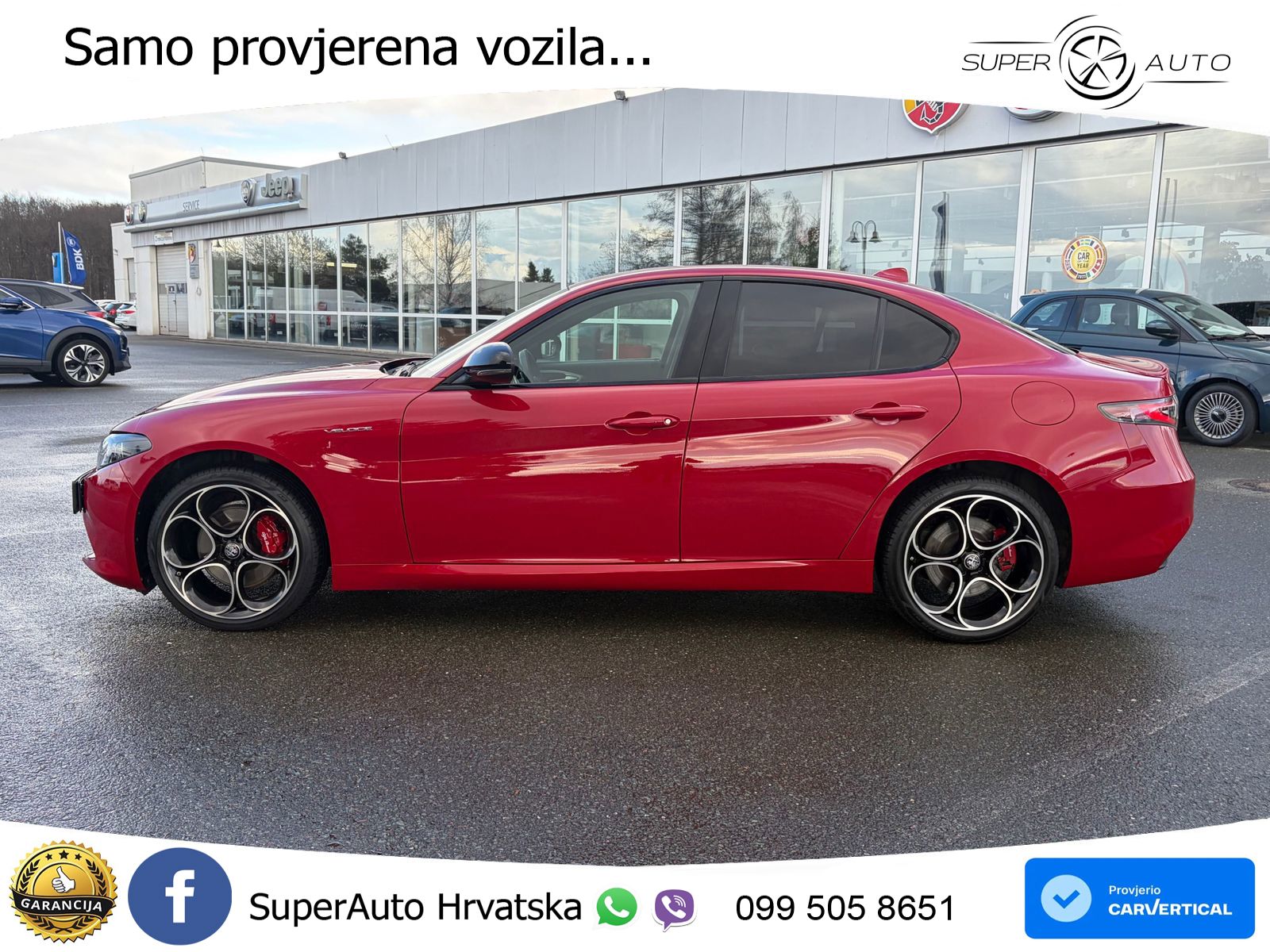 Alfa Romeo Giulia 2.0 Turbo (280 KS) Q4 Automatic LED+GR SJED+ACC