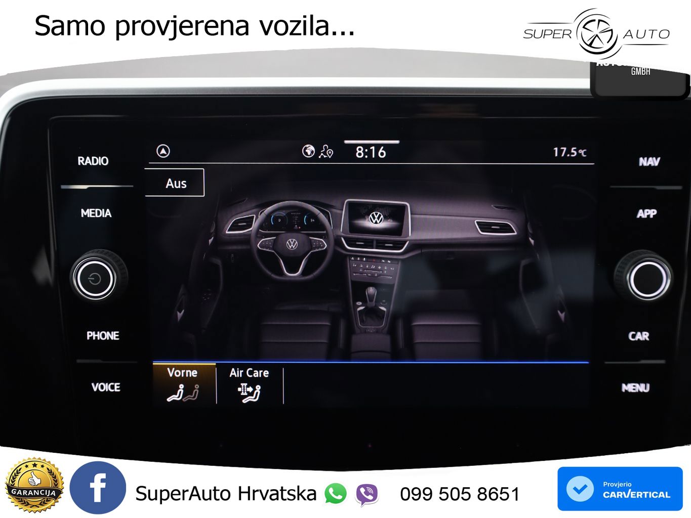 Volkswagen T-Roc 1.5 TSI (150 KS) DSG R-Line LED+GR SJED+ACC