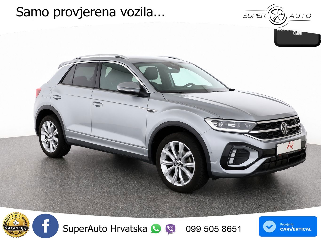 Volkswagen T-Roc 1.5 TSI (150 KS) DSG R-Line LED+GR SJED+ACC