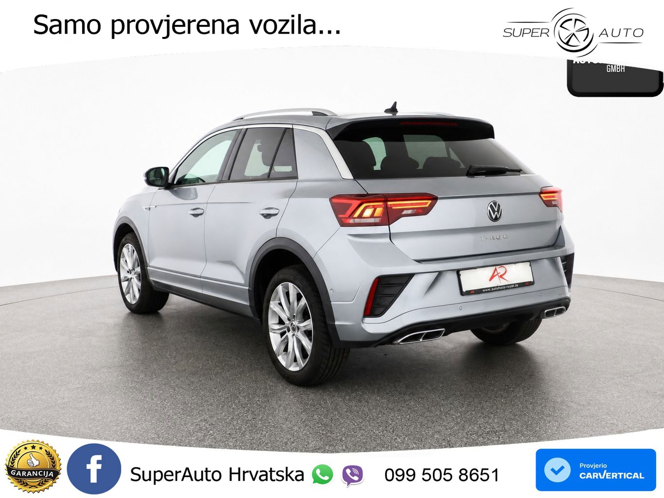 Volkswagen T-Roc 1.5 TSI (150 KS) DSG R-Line LED+GR SJED+ACC