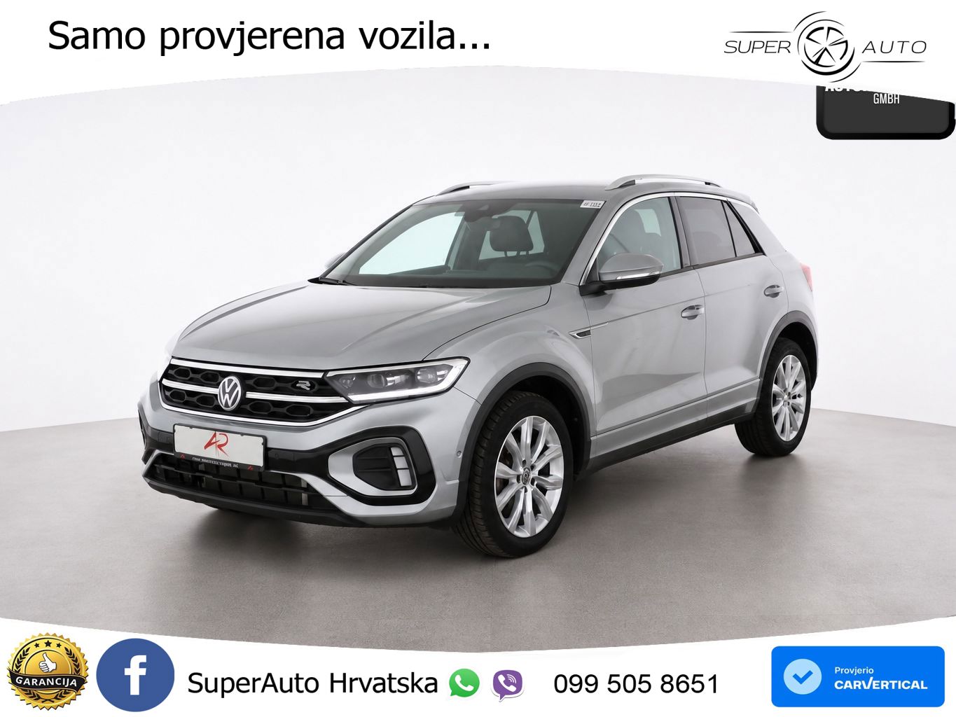 Volkswagen T-Roc 1.5 TSI (150 KS) DSG R-Line LED+GR SJED+ACC