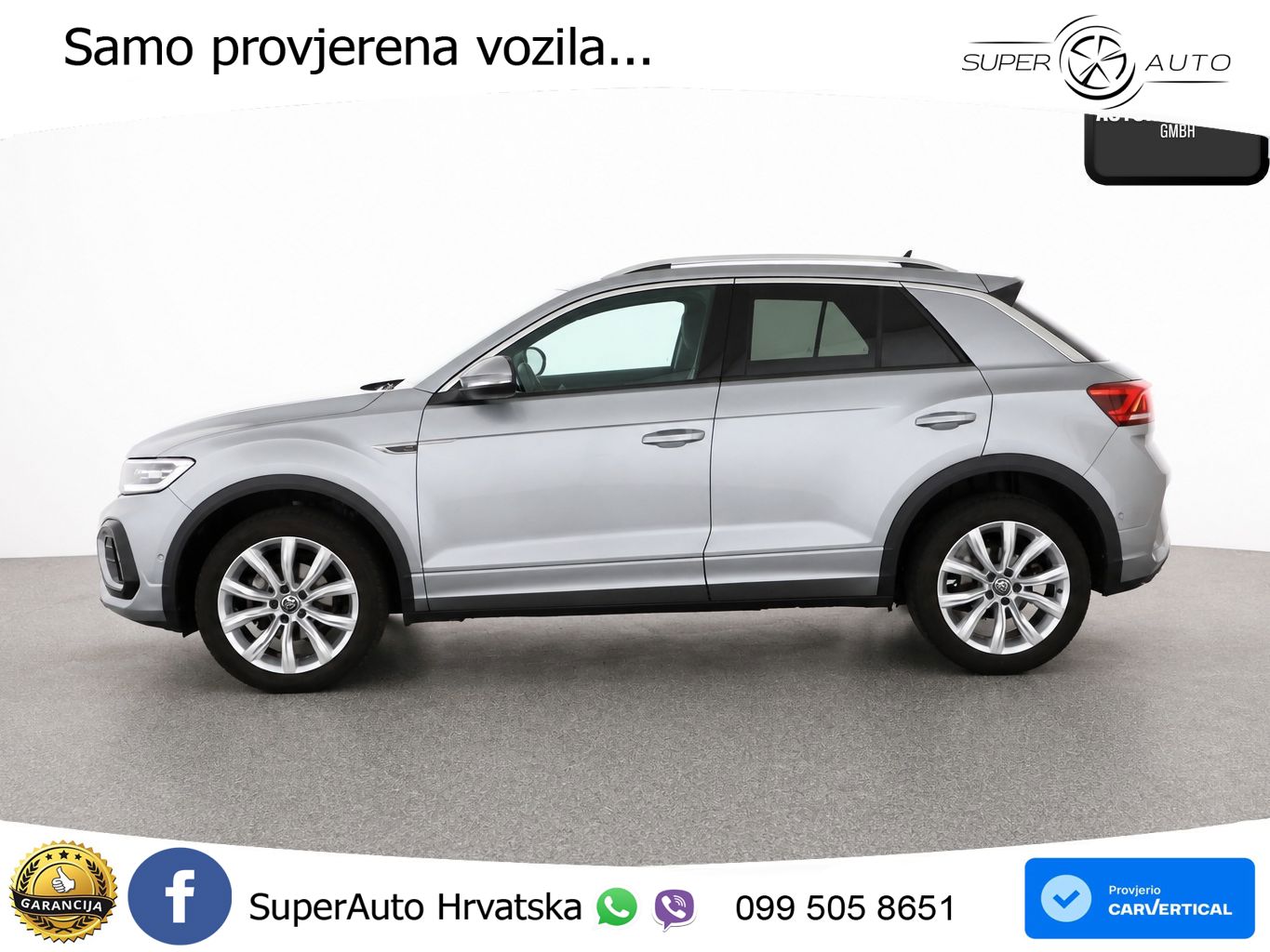 Volkswagen T-Roc 1.5 TSI (150 KS) DSG R-Line LED+GR SJED+ACC