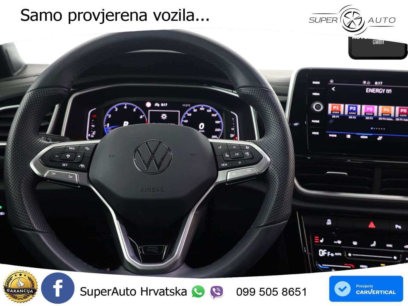 Volkswagen T-Roc 1.5 TSI (150 KS) DSG R-Line LED+GR SJED+ACC