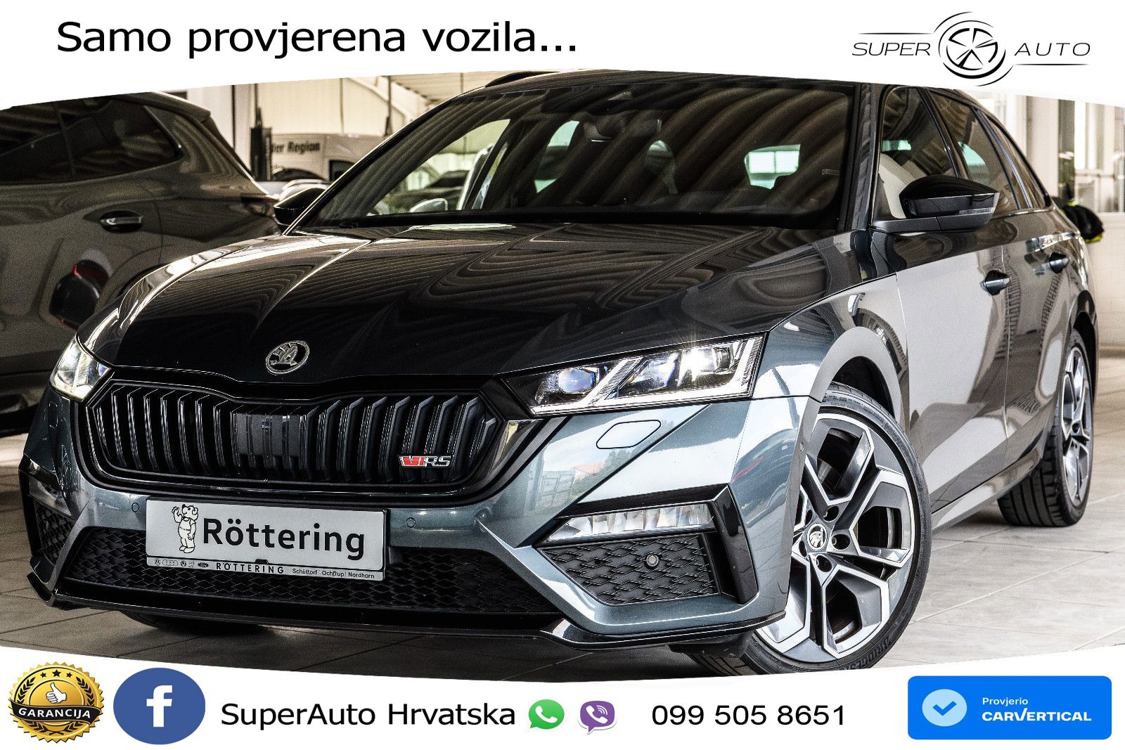 Škoda Octavia Combi RS 2.0 TSI (245 KS) DSG LED+GR SJED+ACC