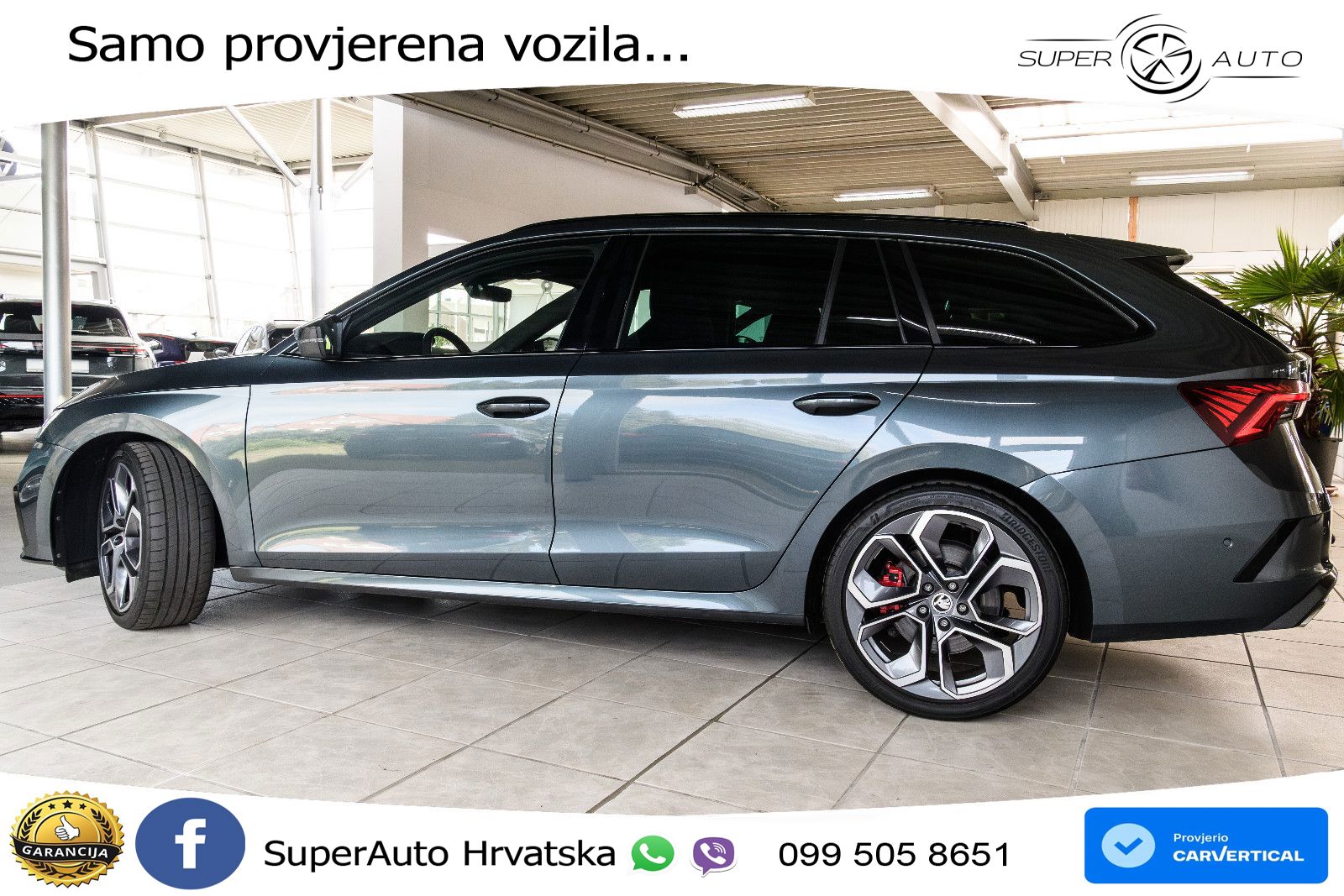 Škoda Octavia Combi RS 2.0 TSI (245 KS) DSG LED+GR SJED+ACC