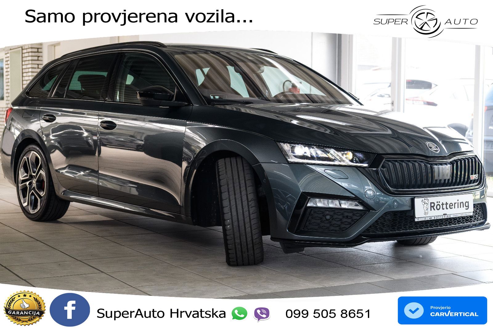 Škoda Octavia Combi RS 2.0 TSI (245 KS) DSG LED+GR SJED+ACC