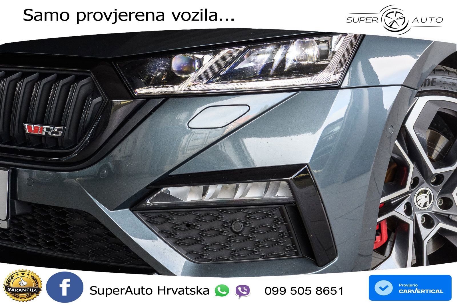 Škoda Octavia Combi RS 2.0 TSI (245 KS) DSG LED+GR SJED+ACC