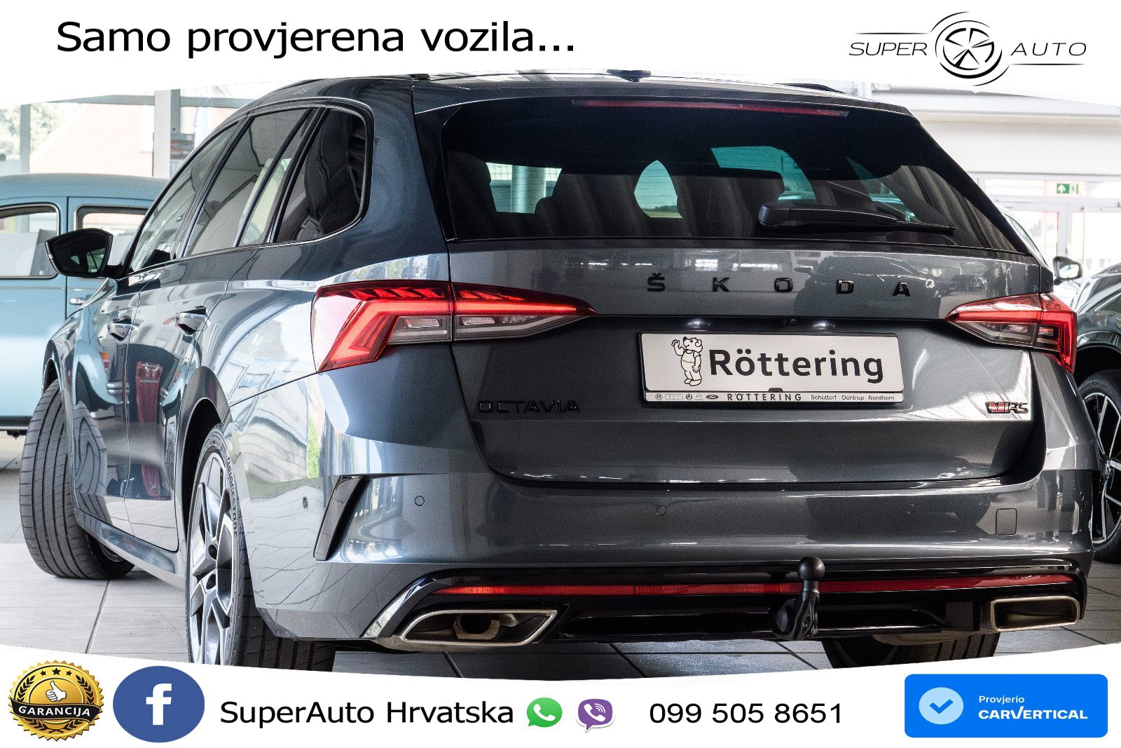Škoda Octavia Combi RS 2.0 TSI (245 KS) DSG LED+GR SJED+ACC