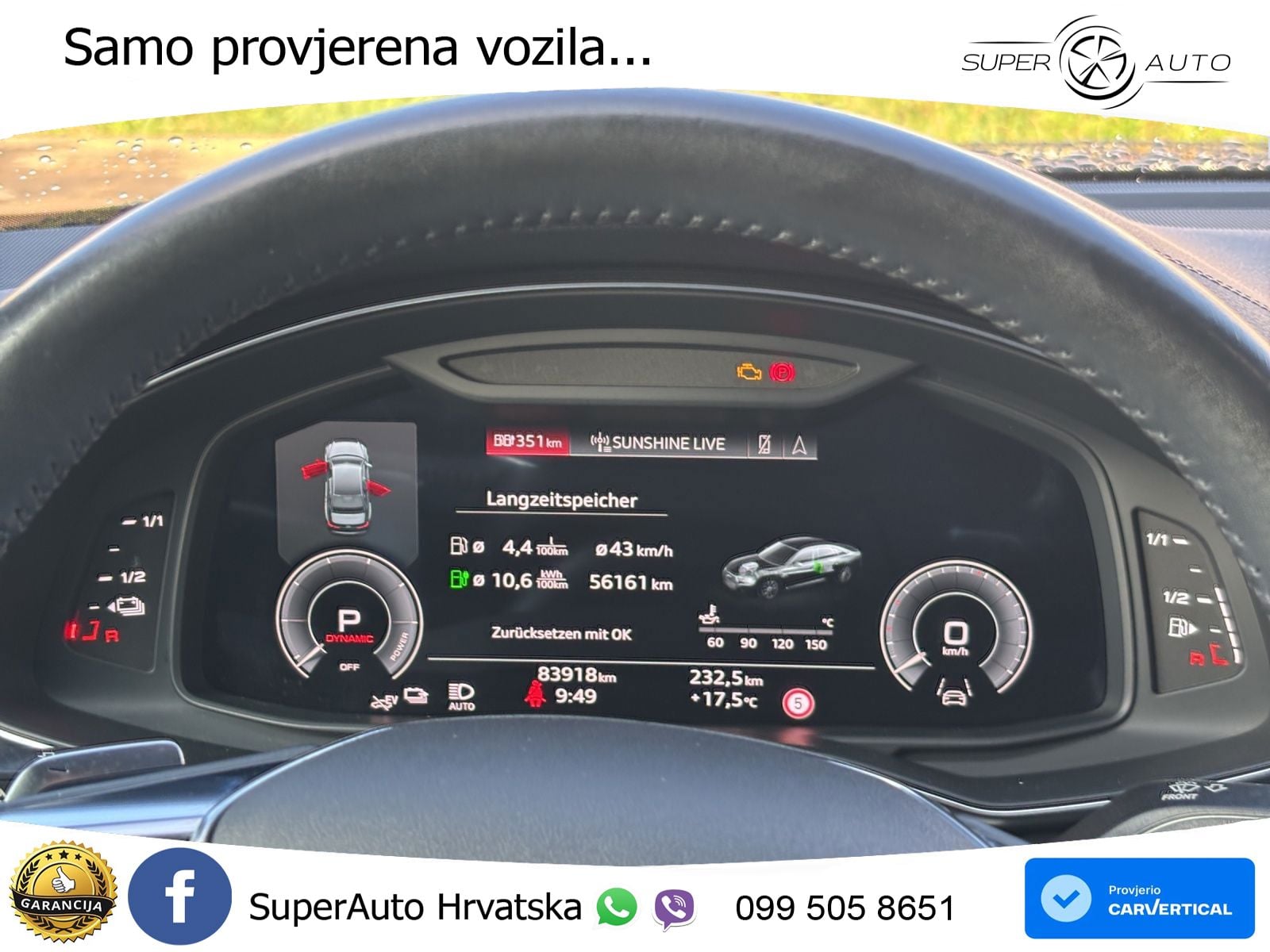 Audi A6 50 TFSIe (299 KS) quattro ultra S tronic LED+GR SJED+ACC