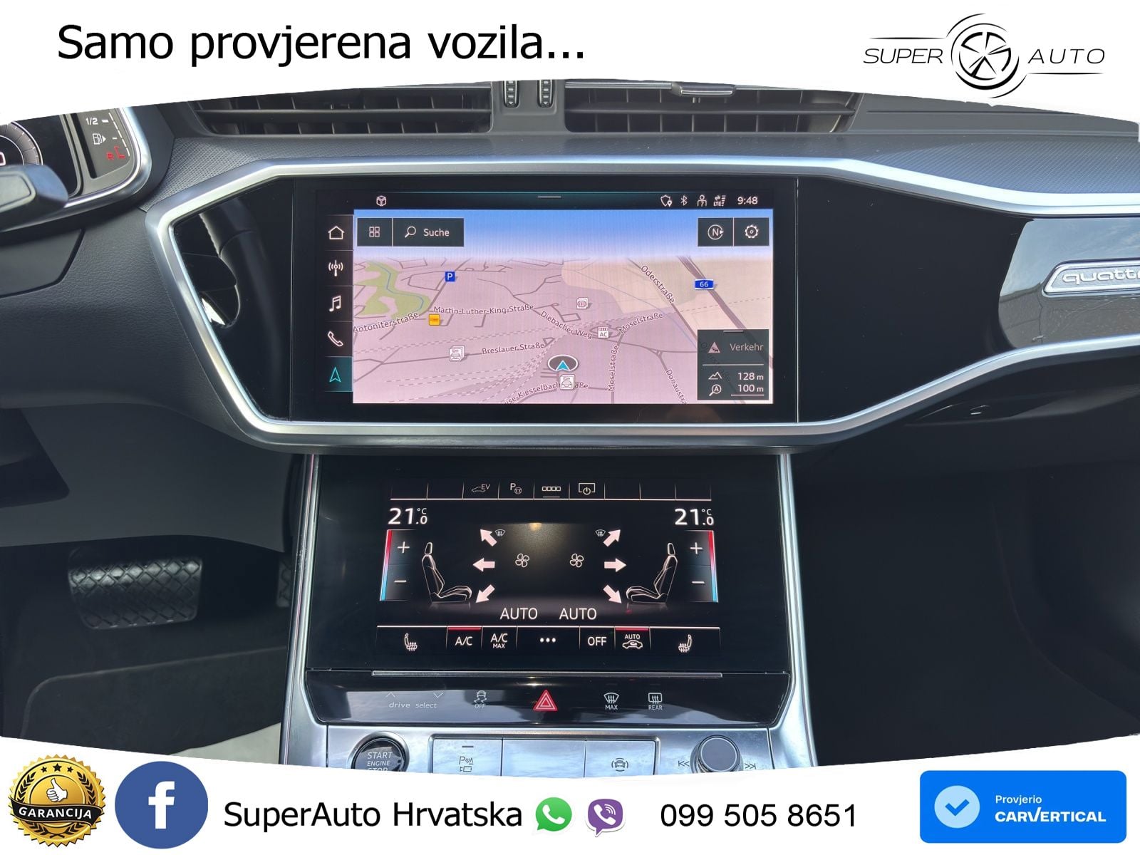 Audi A6 50 TFSIe (299 KS) quattro ultra S tronic LED+GR SJED+ACC
