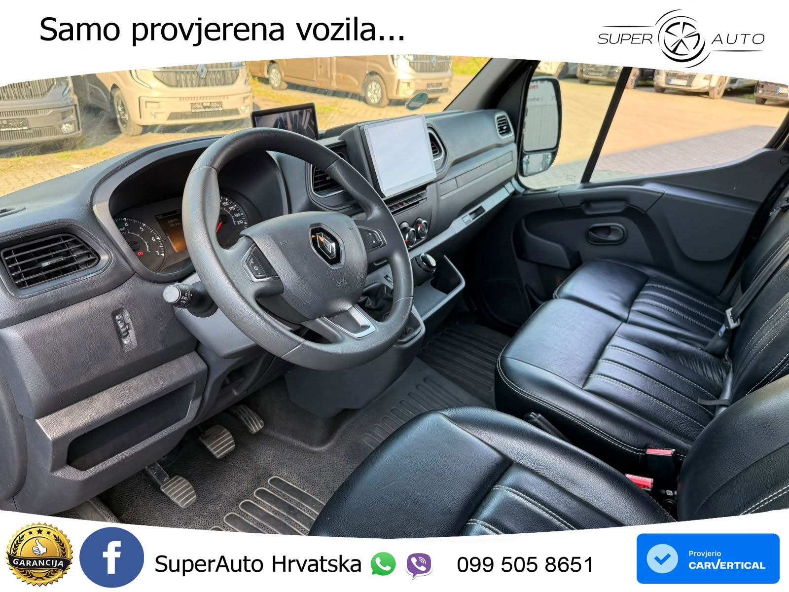 Renault Master STX 3 Sitzer  Haras / Hengste 163 KS