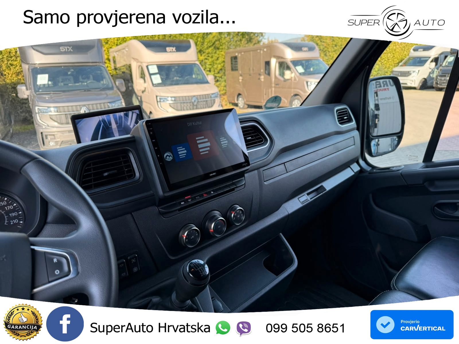 Renault Master STX 3 Sitzer  Haras / Hengste 163 KS