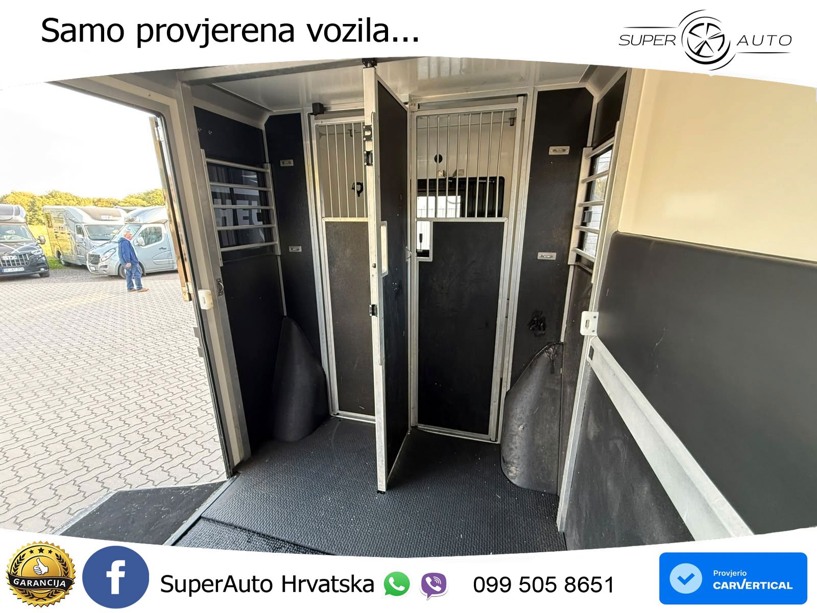 Renault Master STX 3 Sitzer  Haras / Hengste 163 KS