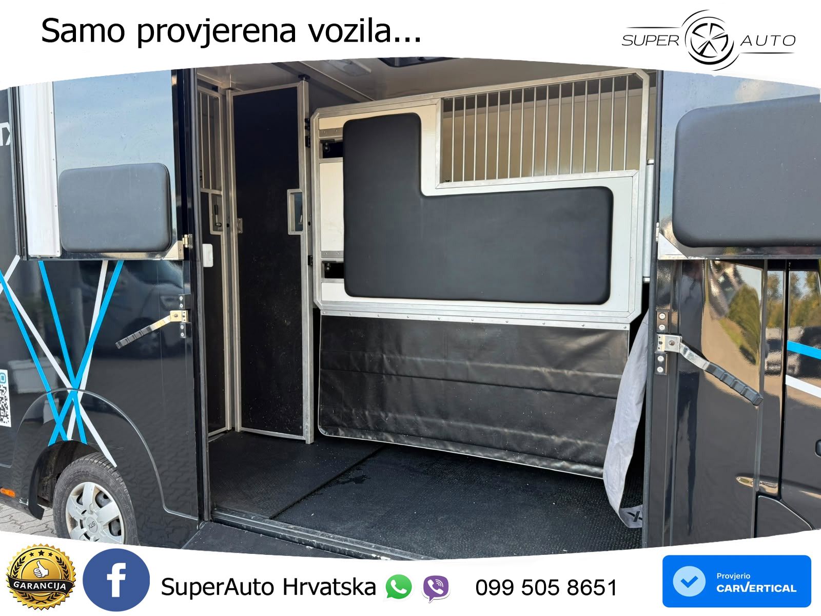 Renault Master STX 3 Sitzer  Haras / Hengste 163 KS