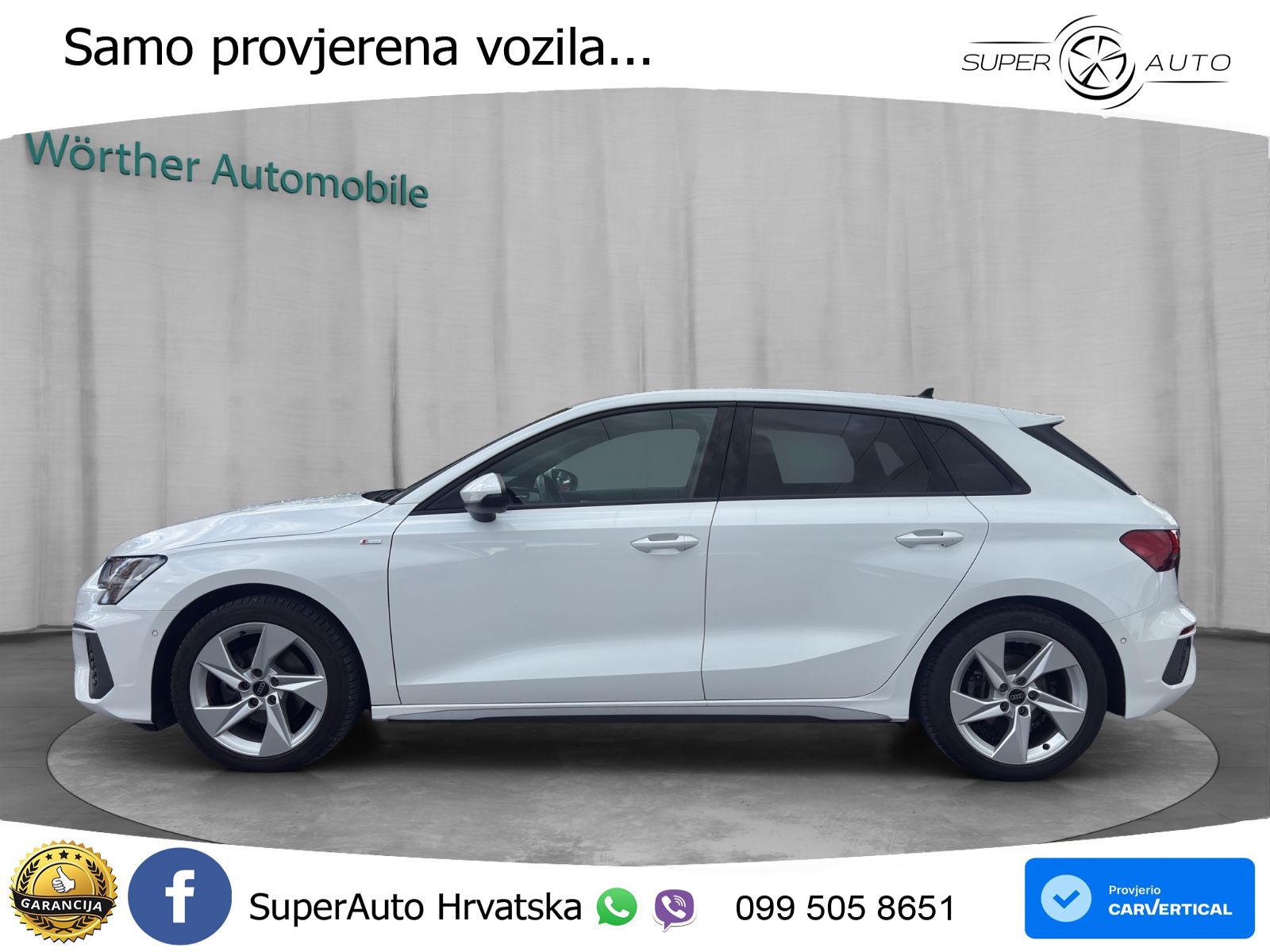 Audi A3 35 TFSI (150 KS) S line LED+GR SJED+ACC