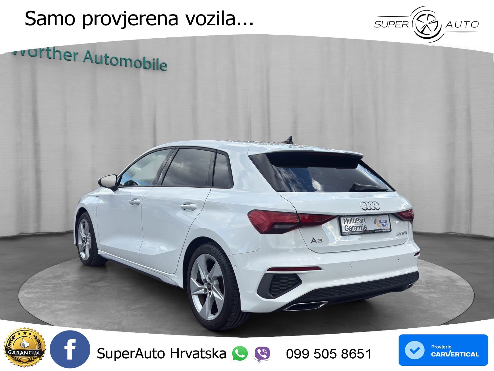 Audi A3 35 TFSI (150 KS) S line LED+GR SJED+ACC