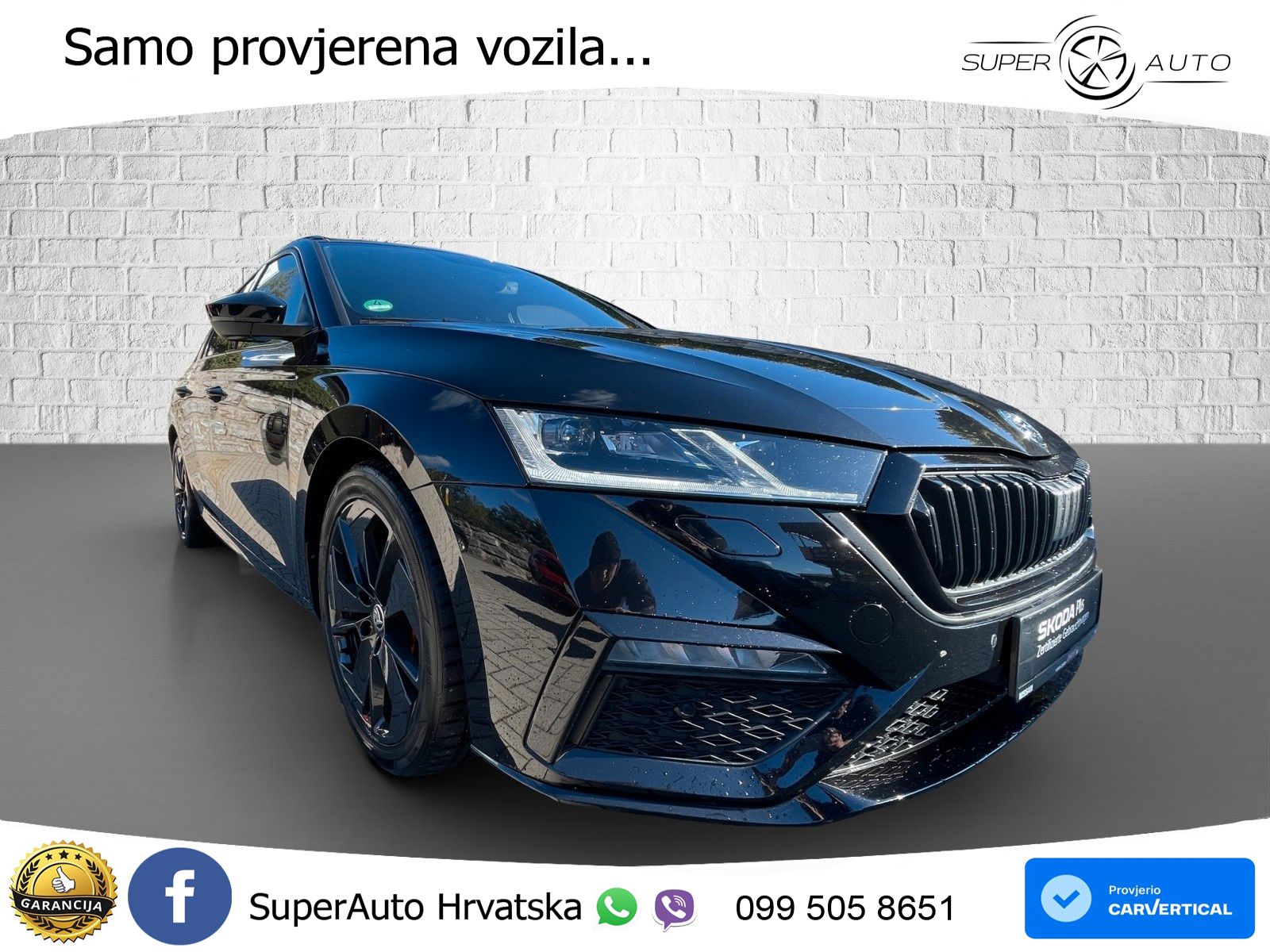 Škoda Octavia Combi RS 2.0 TDI (200 KS) DSG LED+GR SJED+ACC