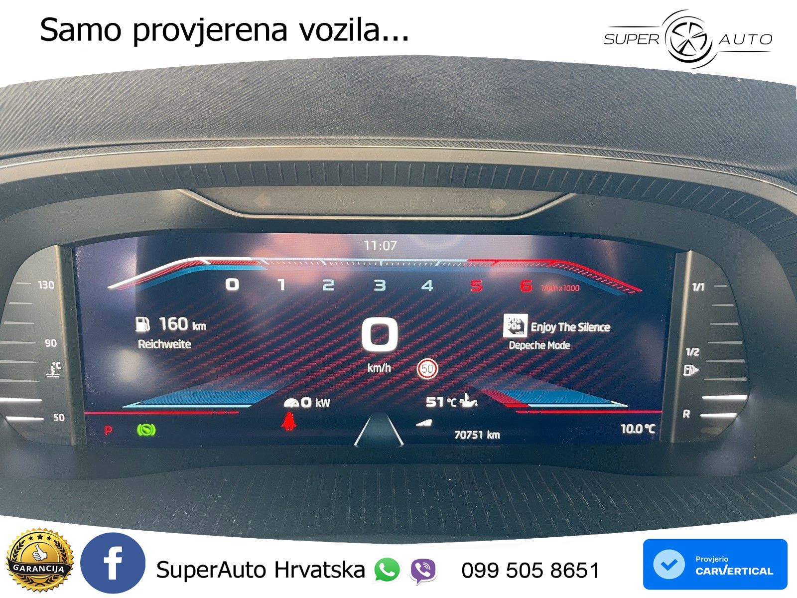 Škoda Octavia Combi RS 2.0 TDI (200 KS) DSG LED+GR SJED+ACC