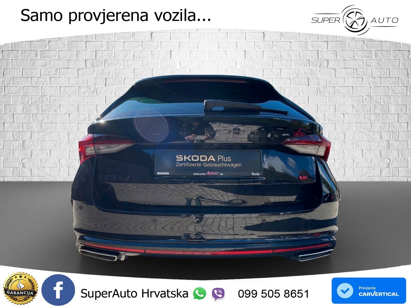 Škoda Octavia Combi RS 2.0 TDI (200 KS) DSG LED+GR SJED+ACC