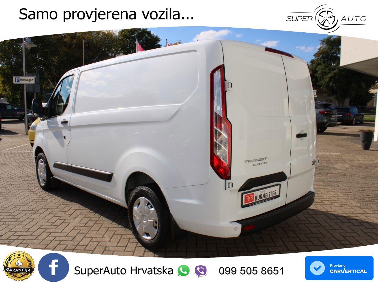 Ford Transit Custom 300 L1 Trend GRA PDC vo+hi Klima 131 KS