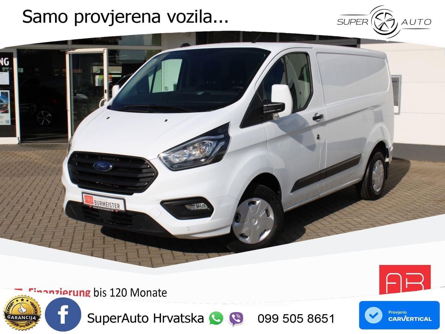 Ford Transit Custom 300 L1 Trend GRA PDC vo+hi Klima 131 KS