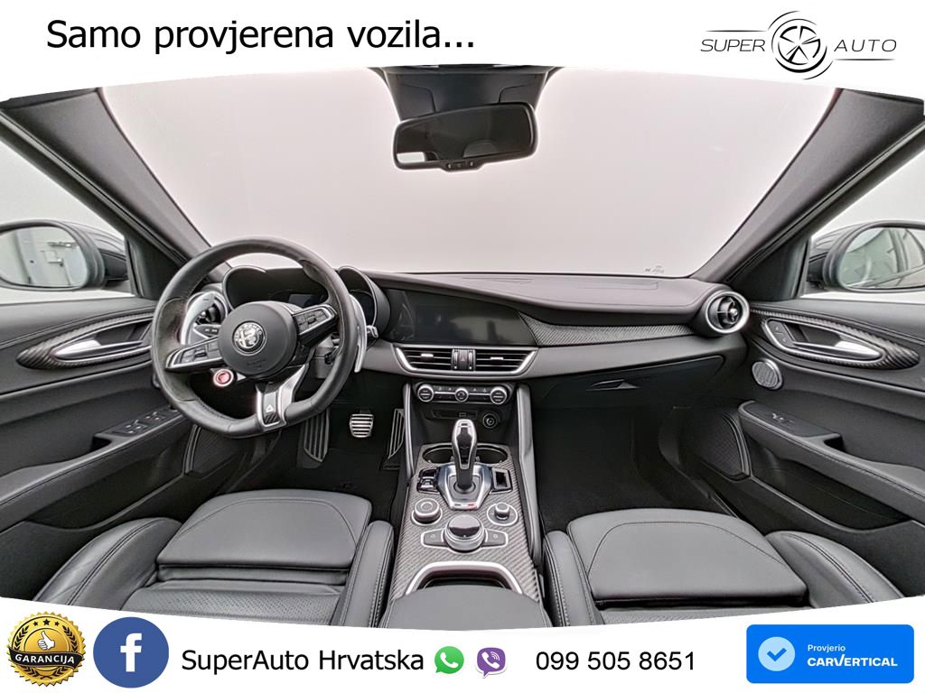 Alfa Romeo Giulia Quadrifoglio 2.9 V6 Bi-Turbo (520 KS) Automatic LED+GR SJED+ACC
