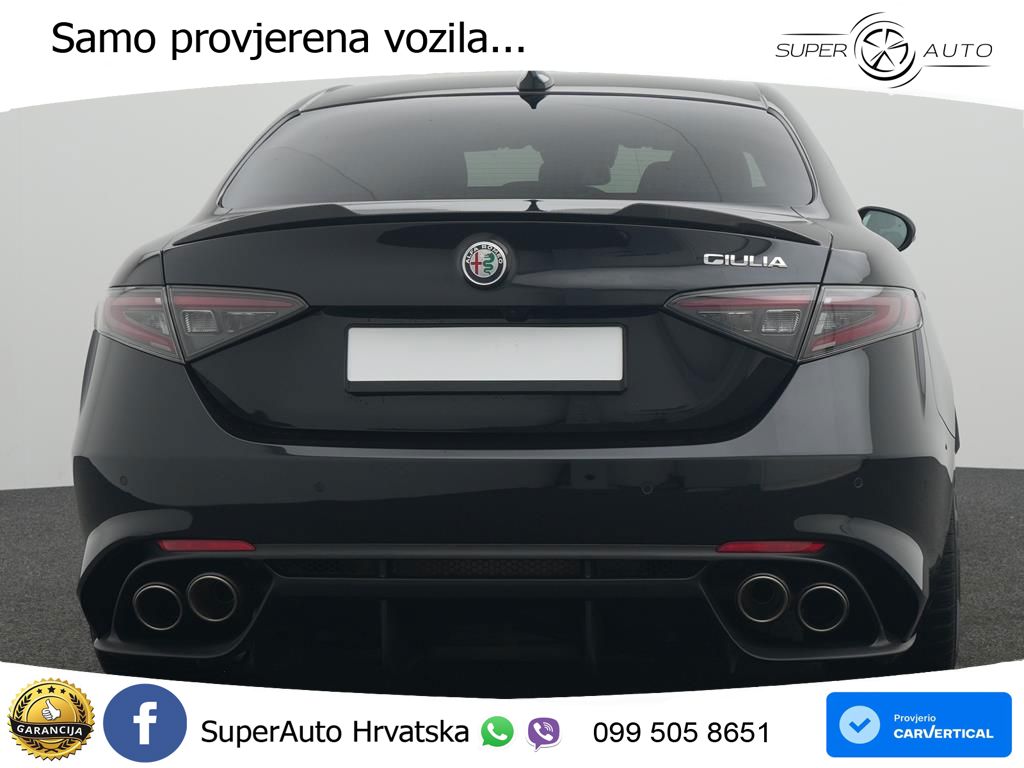 Alfa Romeo Giulia Quadrifoglio 2.9 V6 Bi-Turbo (520 KS) Automatic LED+GR SJED+ACC
