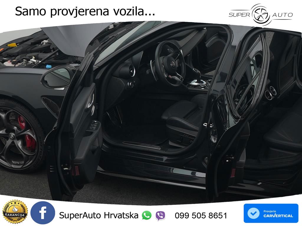 Alfa Romeo Giulia Quadrifoglio 2.9 V6 Bi-Turbo (520 KS) Automatic LED+GR SJED+ACC