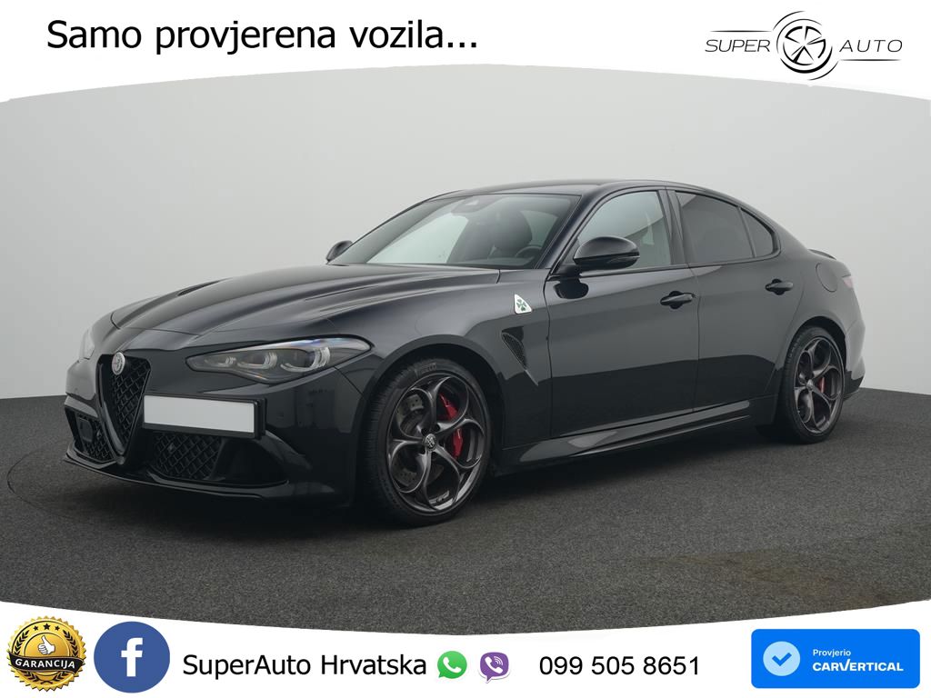 Alfa Romeo Giulia Quadrifoglio 2.9 V6 Bi-Turbo (520 KS) Automatic LED+GR SJED+ACC