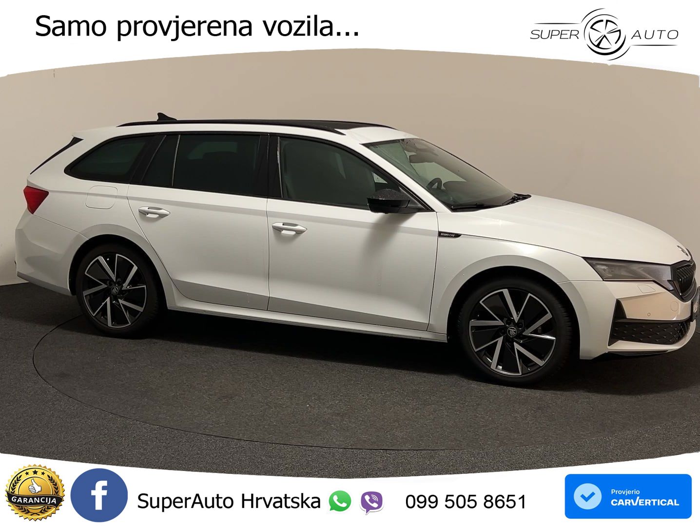 Škoda Octavia Combi 1.5 TSI (150 KS) DSG SportLine LED+GR SJED+ACC