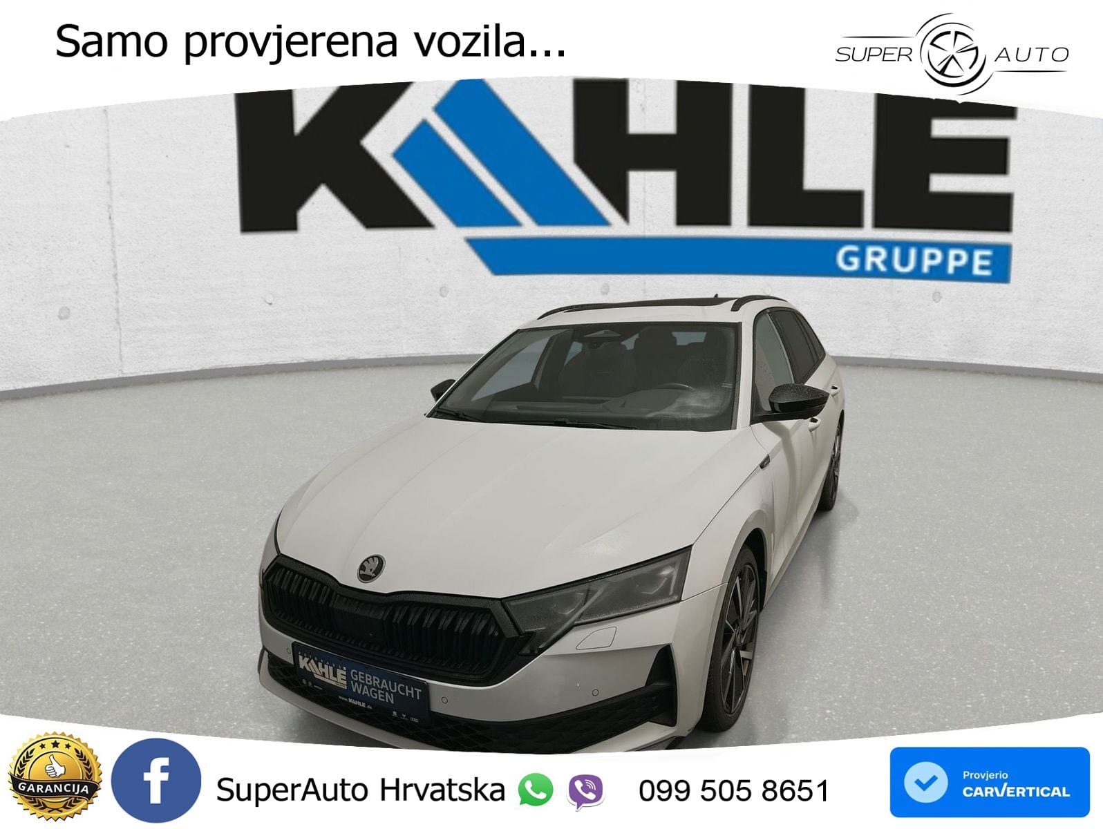 Škoda Octavia Combi 1.5 TSI (150 KS) DSG SportLine LED+GR SJED+ACC