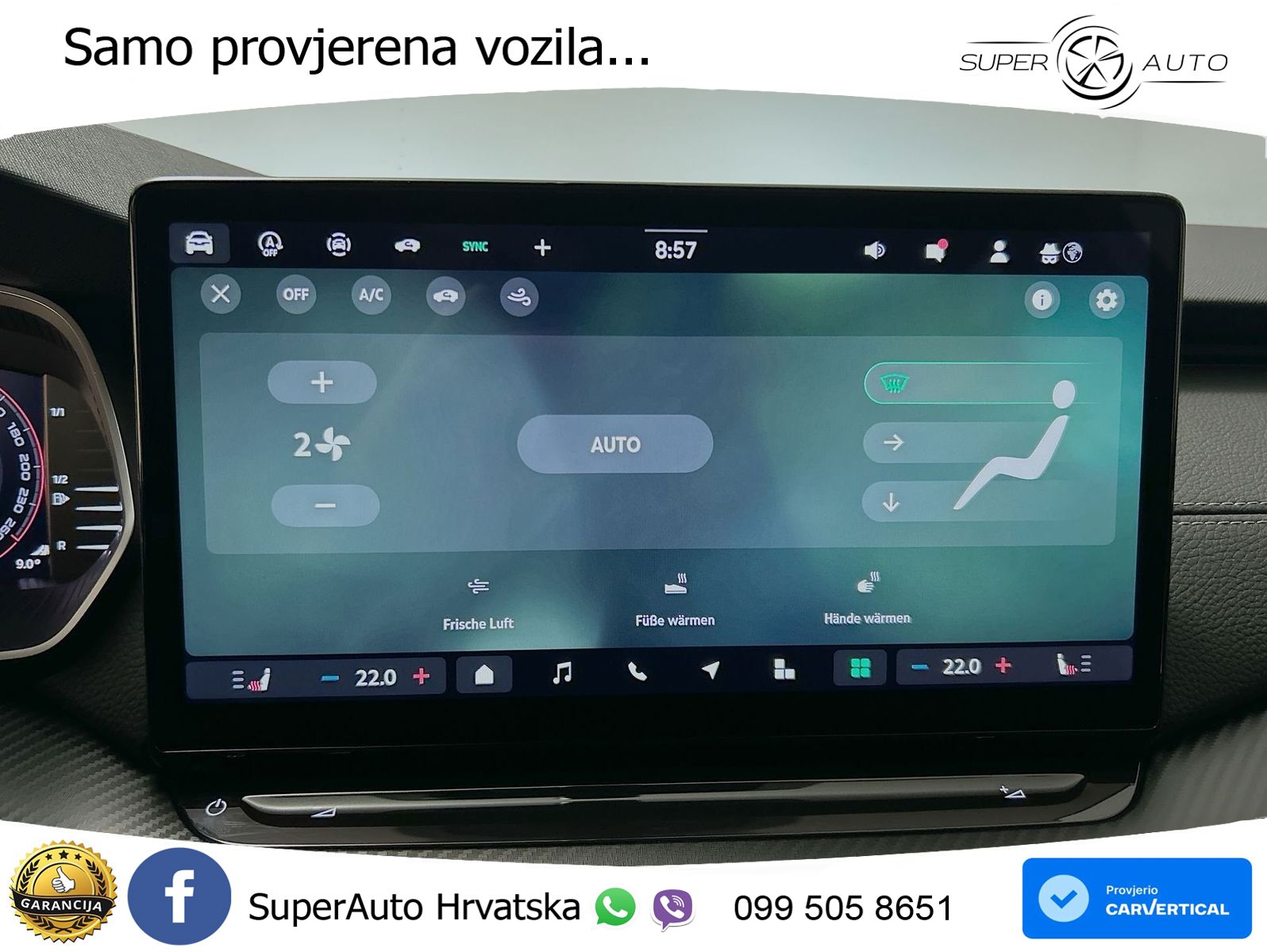 Škoda Octavia Combi 1.5 TSI (150 KS) DSG SportLine LED+GR SJED+ACC