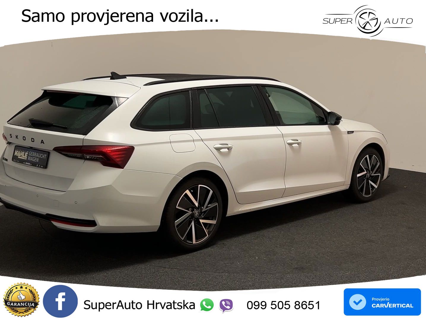 Škoda Octavia Combi 1.5 TSI (150 KS) DSG SportLine LED+GR SJED+ACC