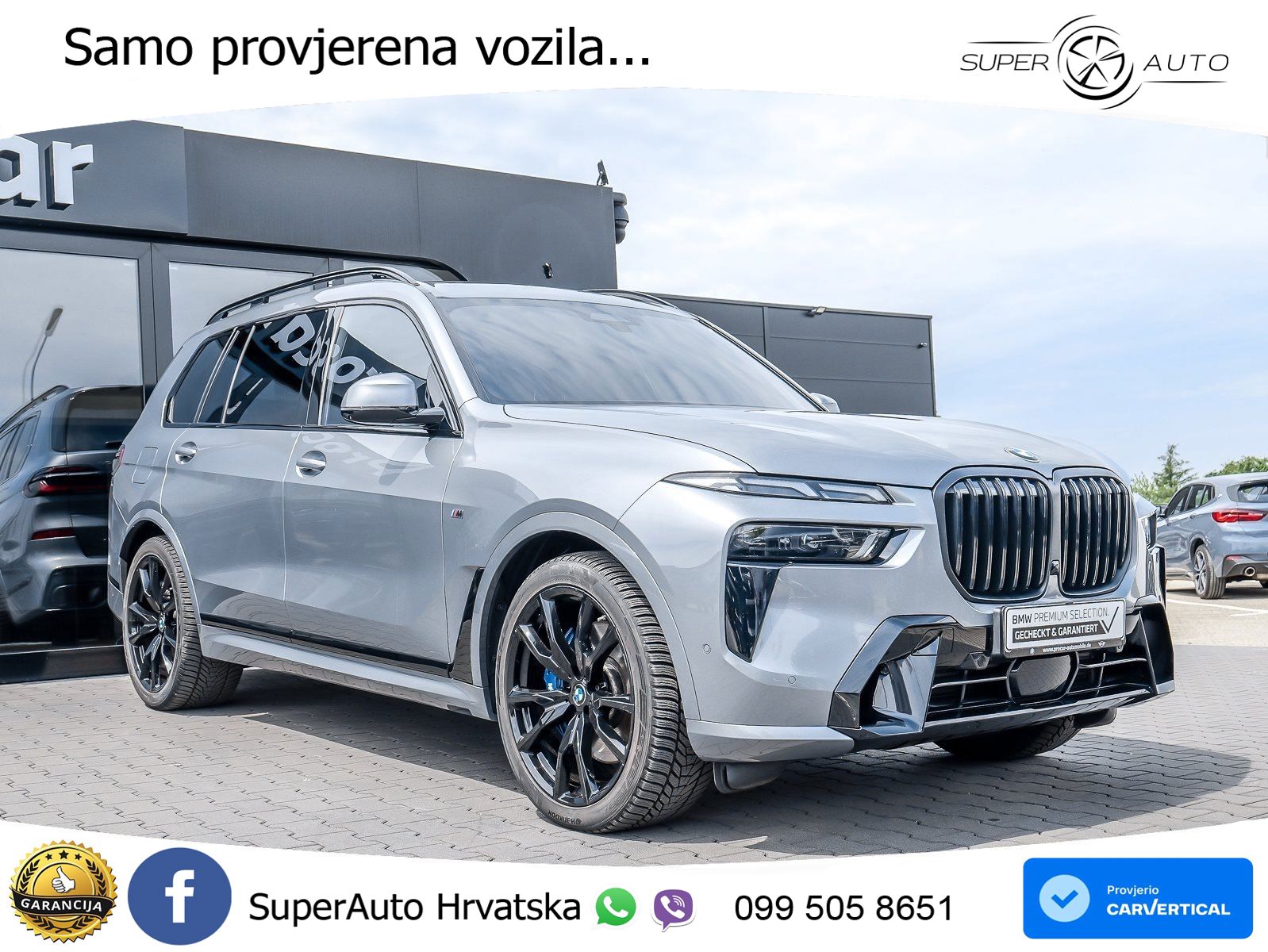 BMW X7 40d (352 KS) xDrive Steptronic M Sport ZRAČNI+ACC+GR SJED+KAM+PANO